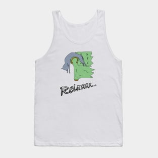 Cat relax Tank Top